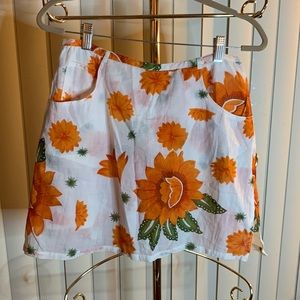 BLUE PLATE tennis skirt